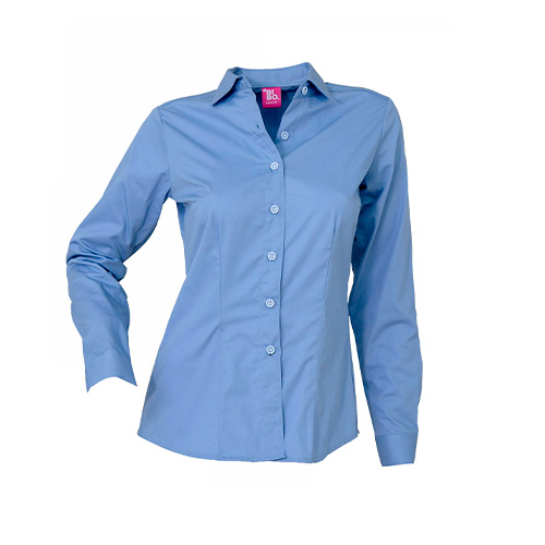 CAMISA BBO GABARDINA DAMA MANGA LARGA - Vista 3